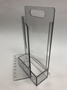 Boîte de visionnement 9.25"x18"x5.25" polycarbonate clair.