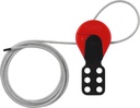 Dispositif de verrouillage avec câble (Ø3/16"-4.1mm) de 6' ABUS