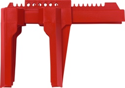 [ID-V448] Verrou de valve à bille large 2" à 8" rouge ABUS