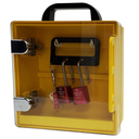 Boite cadenassage de groupe 9x9x3 ABS (Avec pochette)