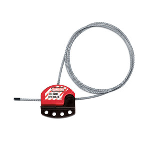 Adjustable lockout cable 6' Master