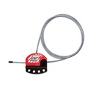 [ID.-S806CBL3] Dispositif de verrouillage avec câble (Ø3/16"-4.1mm) de 3'