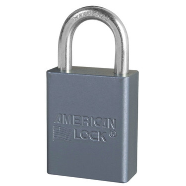 American Lock A30-KD Aluminum Padlock Grey - Shackle 1" (25mm) 