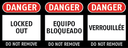 Abus Sticker tag for padlock in 2 languages (pack of 6)