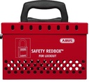 Boite de cadenassage rouge en métal (Abus)