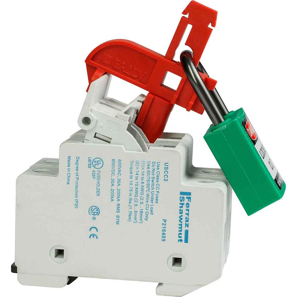 [ID-149282] Verrou pour fusible USSC2 Brady  (pqt de 2)