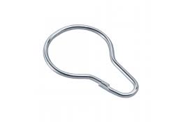 [ID-2708K3] Anneaux de douche en acier fini zinc (pqt 100)