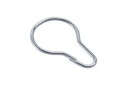 [ID-2708K3] Key ring of zinc plated steel (packs of 100)