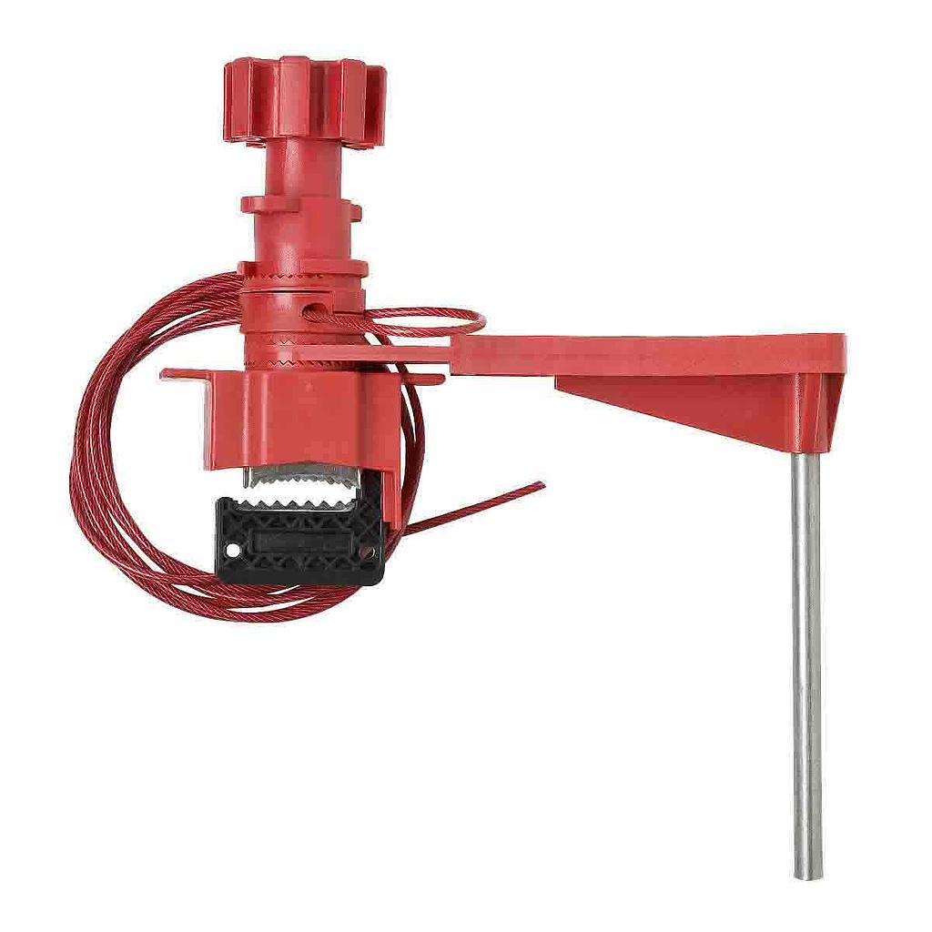 [ID-51392] Grand verrou universel pour robinets, avec câble d'acier 8' Brady