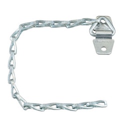 [ID-71CS] Chain 9" long lightweight zinc plated steel with fastening (Pkg 12)