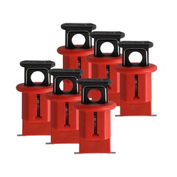 [ID.-90851] Dispositif miniature verrouillage de disjoncteur Brady (pqt de 6)