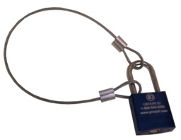 [ID-CABLE-20] Lockout cable of 1/8" x20" (galvanized)
