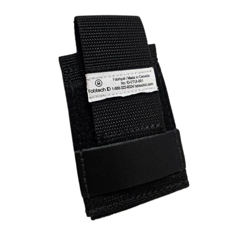 [ID.-ETUI-001-24] Black Nylon padlock case (velcro)