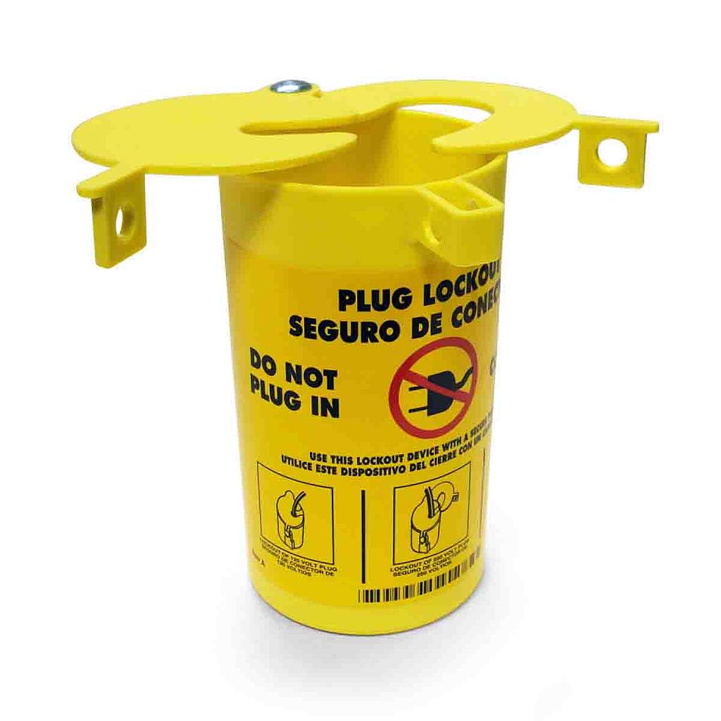 [ID-PL023] Verrou 3 dans 1 pour fiche électrique(3"x5.5") Brady