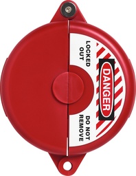[ID.-V305-24] Valve cover ABUS for valve diameter 2.5" to 5" (red)