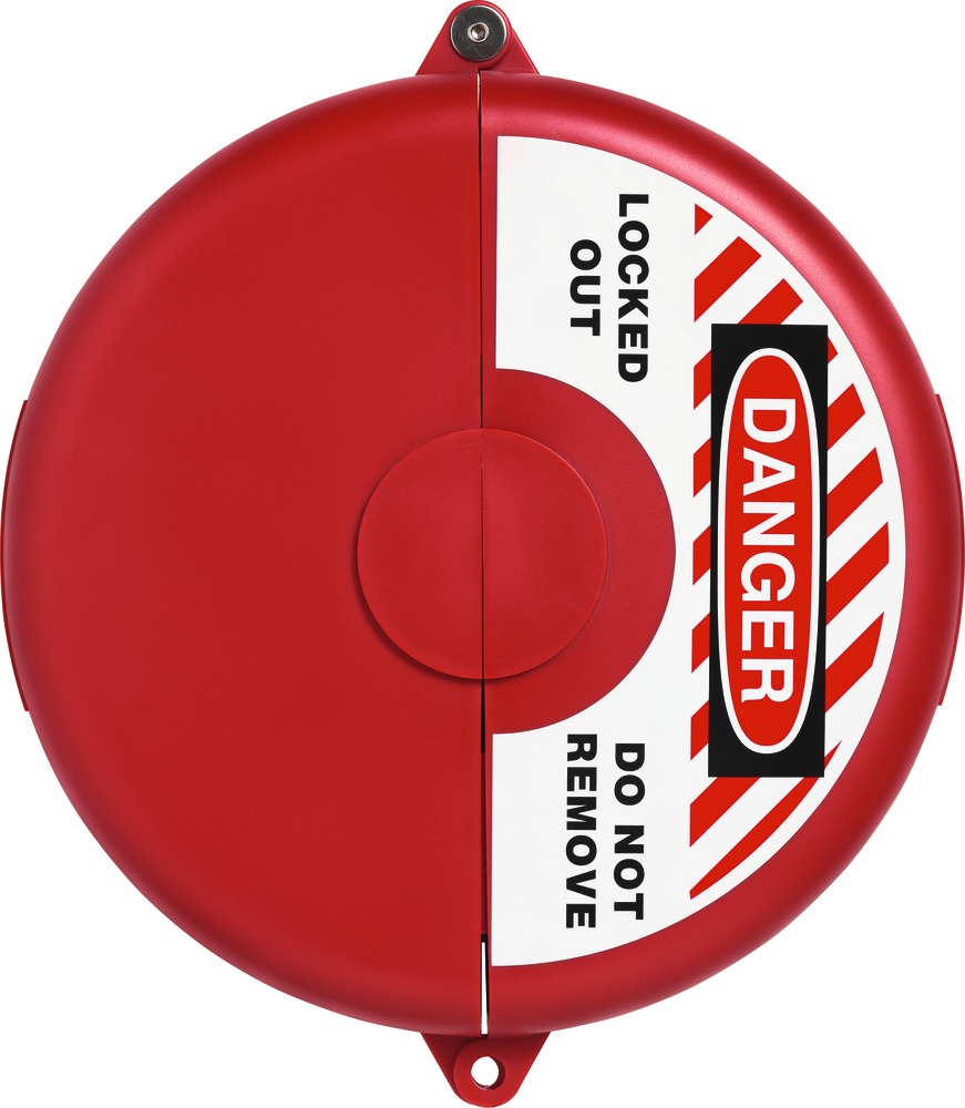 [ID.-V310] Couvre-valve ABUS pour volant 6.5" à 10" (rouge)