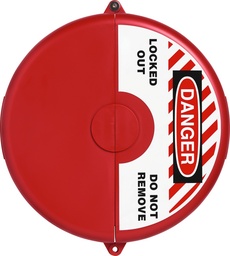 [ID.-V313] Couvre-valve ABUS pour volant 10" à 13" (rouge)