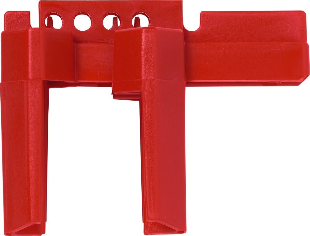 [ID-V442] Verrou de valve à bille petit 0.5" à 2.5" rouge ABUS