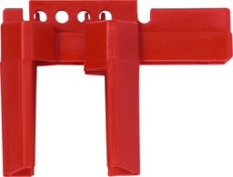 [ID-V442] Verrou de valve à bille petit 0.5" à 2.5" rouge ABUS