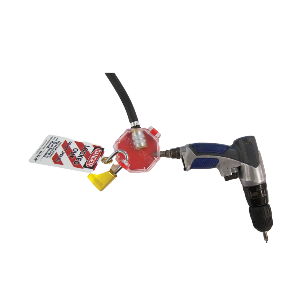 [ID-KDD480] Verrou pour raccord pneumatique STOPOUT