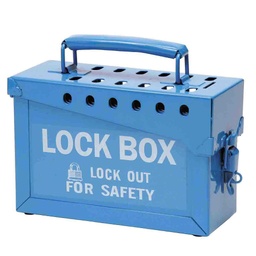 [ID.-45190] Red metal lockout box (Abus)