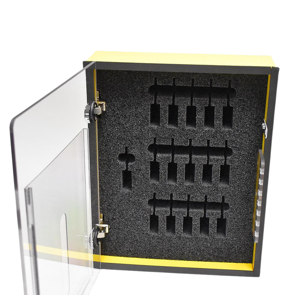 [ID-MOUSSE-12x15] Insertion en mousse pour boite de cadenasage de groupe 12x15