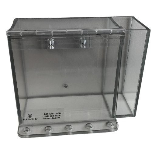 [ID-7P5X6X3-POCHETTE-24] Lexan Box 7.5''x6''x3'' 